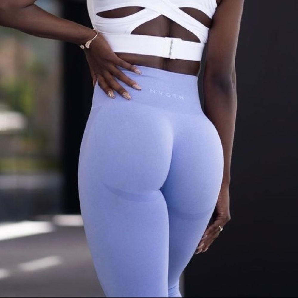 nvgtn periwinkle contour leggings